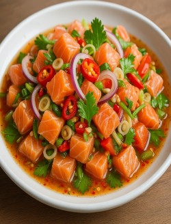 ヤムサーモン（ยำแซลมอน）