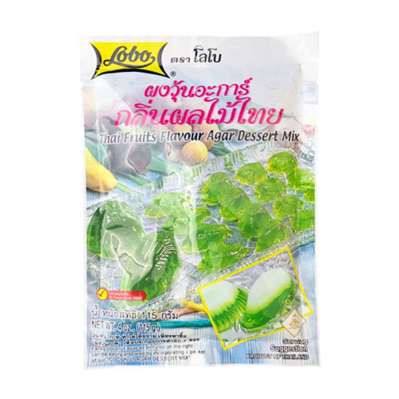 グリーンゼリーの素